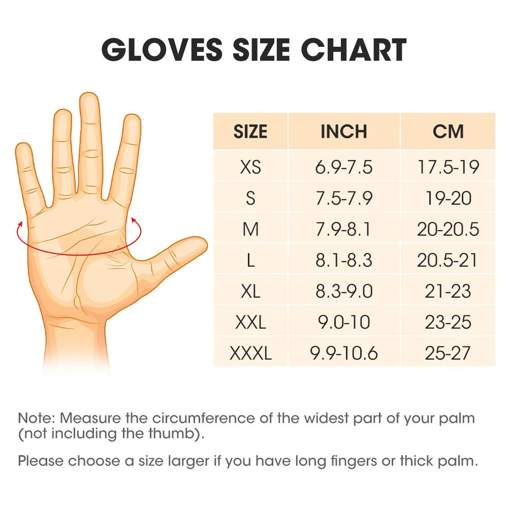 Intelligent Heated Gloves Best Rechargeable Heatable Gloves size chart